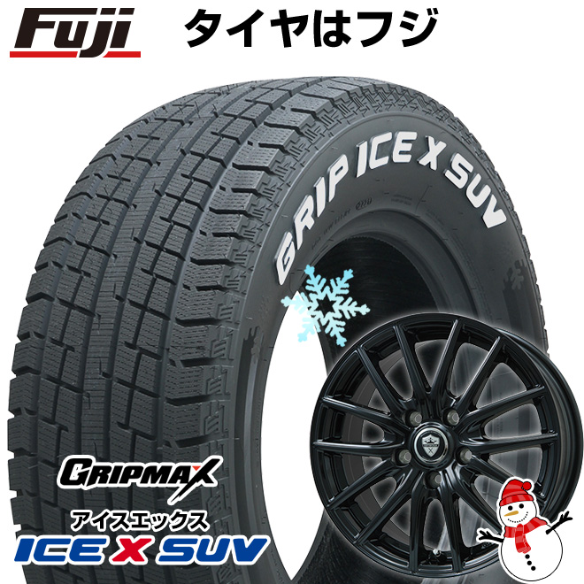 【新品国産5穴114.3車】 スタッドレスタイヤ ホイール4本セット 235/60R18 グリップマックス アイスX SUV RWL(限定2022年製) ブランドル L93B 18インチ