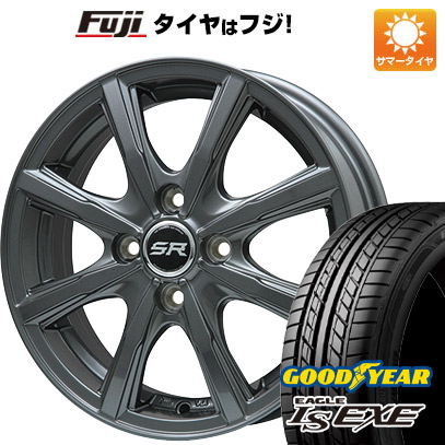 【新品国産5穴100車】 夏タイヤ ホイール4本セット 175/60R16 グッドイヤー イーグル エルエス エグゼ(限定) ブランドル T8 ディープグレー 16インチ