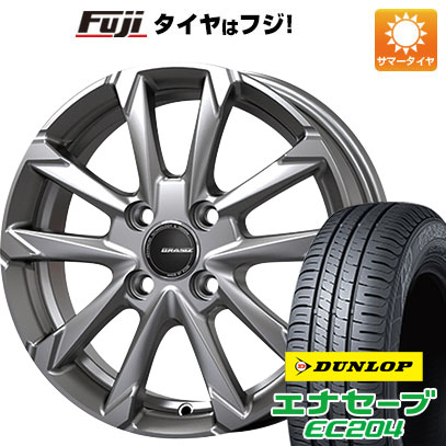 【新品 軽自動車】 夏タイヤ ホイール４本セット 165/70R13 ダンロップ エナセーブ EC204 コーセイ クレイシズ GC36F 13インチ｜fujicorporation