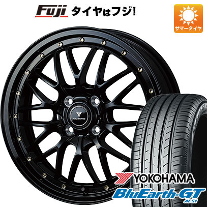 【新品 軽自動車】N BOX タント ワゴンR 夏タイヤ ホイール4本セット 165/55R15 ヨコハマ ブルーアース GT AE51 ウェッズ ノヴァリス アセット M1 15インチ :fuji 21761 142638 28574 28574:フジコーポレーション