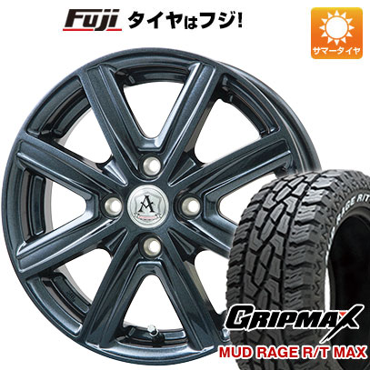 【新品 軽自動車】ハスラー 夏タイヤ ホイール4本セット 165/60R15 グリップマックス マッドレイジR/T MAX RWL(限定) テクノピア アフロディーテ MZ 15インチ｜fujicorporation