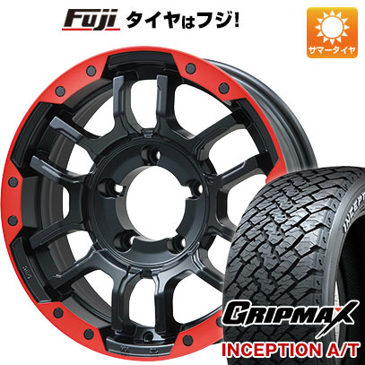 【新品】ジムニーシエラ 夏タイヤ ホイール4本セット 225/70R16 グリップマックス インセプション A/T RWL(限定) ビッグウエイ B LUGNAS FRD 16インチ :fuji 16701 137768 42221 42221:フジコーポレーション