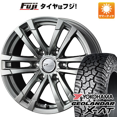 【新品国産6穴139.7車】 夏タイヤ ホイール4本セット 265/70R17 ヨコハマ ジオランダー X AT G016 ウェッズ プロディータ HC2 メタリックシルバー 17インチ :fuji 11822 142677 41939 41939:フジコーポレーション