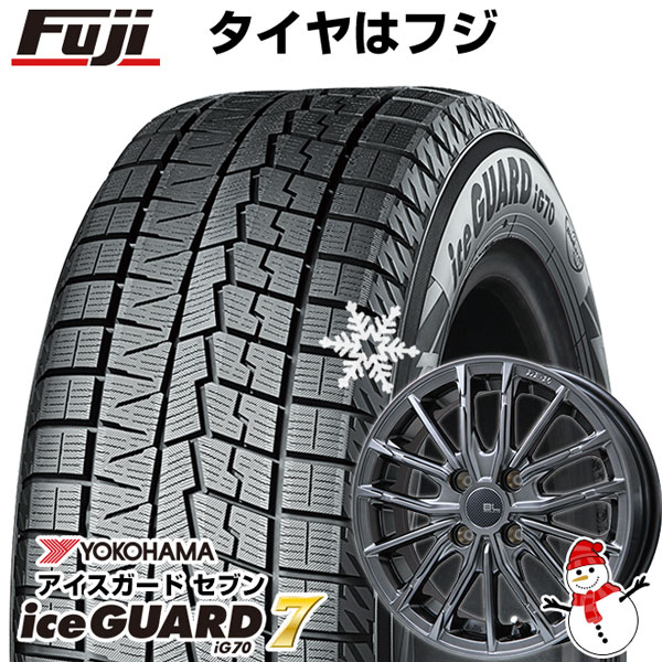 タフト ソリオ スタッドレスタイヤ ホイール4本セット 165/65R15 ヨコハマ アイスガード7 セブンIG70 ブランドルライン DF-10M 15インチ