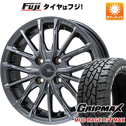 【新品国産5穴114.3車】 夏タイヤ ホイール4本セット 195/65R15 グリップマックス マッドレイジR/T MAX RWL(限定) BRANDLE LINE DF 10M ハイパーグレー 15インチ :fuji 1961 144610 33232 33232:フジコーポレーション