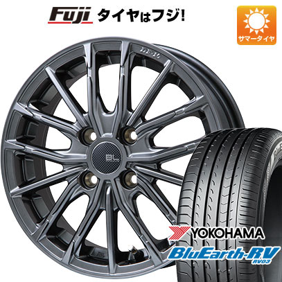 【パンク保証付】【新品国産5穴114.3車】 夏タイヤ ホイール4本セット 205/65R15 ヨコハマ ブルーアース RV 03 BRANDLE LINE DF 10M ハイパーグレー 15インチ :fuji 1981 144610 36886 36886:フジコーポレーション