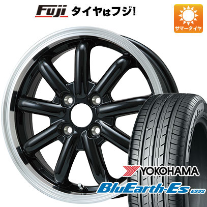 BluEarth - 【新品 軽自動車】N-BOX タント 手押し車R 夏タイア 車輪4本仕掛ける 155/65R14 ヨコハマ 青碧地びた ES32 ブランドルライン 見ず知らずKST-9改 14in 夏タイヤ、ホイールセット-自動車