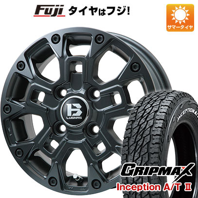 グリップマックス - 【新品 軽自動車】軽虎 夏タイア 車輪4本仕掛ける 145R12C 80/78N インセプション A/TII RWL(押さえる) ビッグウエイ B-LUGNAS BRD 12in 夏タイヤ、ホイールセット-車、バイク、自転車-タイヤ、ホイール