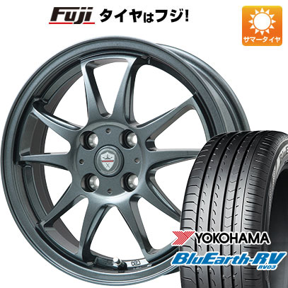 【パンク保証付】【新品国産4穴100車】 夏タイヤ ホイール4本セット 185/60R15 ヨコハマ ブルーアース RV-03 BRANDLE KF28 15インチ｜fujicorporation