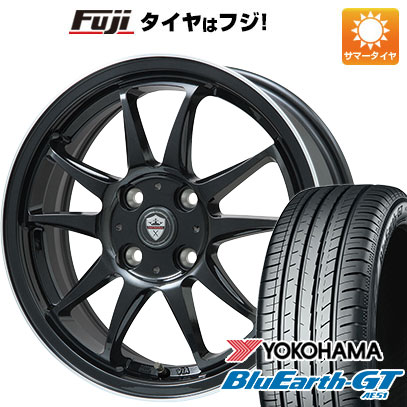 【新品国産5穴114.3車】 夏タイヤ ホイール4本セット 215/60R16 ヨコハマ ブルーアース GT AE51 ブランドル KF28B 16インチ｜fujicorporation