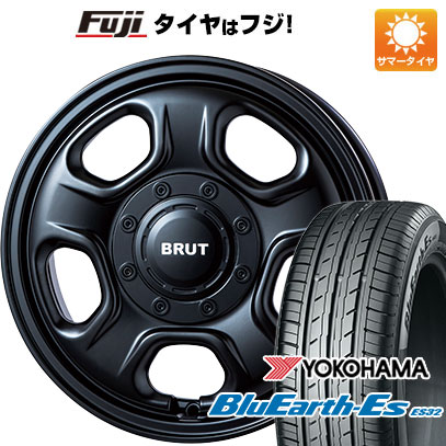 【新品 軽自動車】N BOX タント スペーシア 夏タイヤ ホイール４本セット 155/65R14 ヨコハマ ブルーアース ES32 トライスター BRUT BR 33 14インチ :fuji 21721 151474 35543 35543:フジコーポレーション