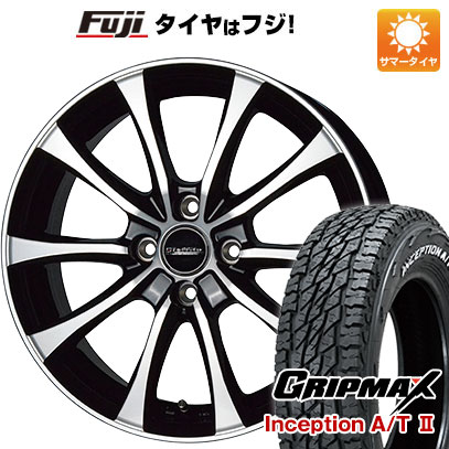 【新品 軽自動車】軽トラ 夏タイヤ ホイール4本セット 145R12C 80/78N グリップマックス インセプション A/TII RWL(限定) ラフィット LE 07 12インチ :fuji 21681 146536 35569 35569:フジコーポレーション