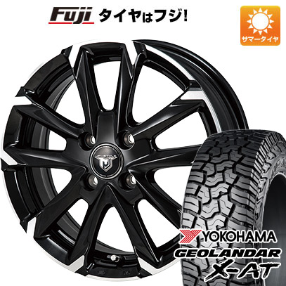 クーポン配布中 【新品 軽自動車】タフト ソリオ 夏タイヤ ホイール4本セット 165/65R15 ヨコハマ ジオランダー X AT G016 モンツァ JPスタイル MJ V 15インチ :fuji 21761 145988 39277 39277:フジコーポレーション