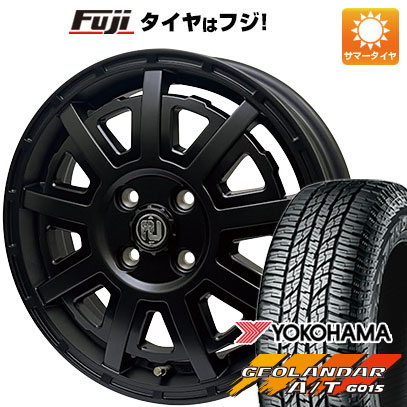 【新品 軽自動車】N BOX タント 夏タイヤ ホイール4本セット 155/65R14 ヨコハマ ジオランダー A/T G015 RBL リヴァイ オフロード プラスティックボム 14インチ :fuji 21721 145567 33491 33491:フジコーポレーション