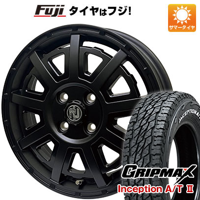 【新品 軽自動車】軽トラ 夏タイヤ ホイール4本セット 145R12C 80/78N GRIPMAX インセプション A/TII RWL(限定) オフロード プラスティックボム 12インチ :fuji 21681 145565 35569 35569:フジコーポレーション