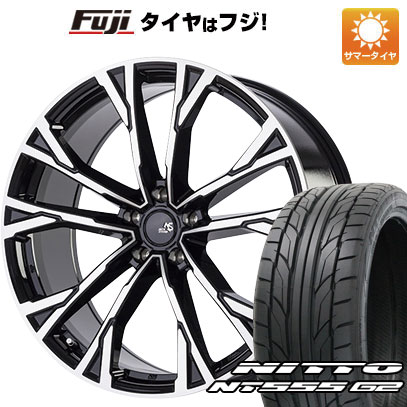 【パンク保証付き】【新品国産5穴114.3車】 夏タイヤ ホイール4本セット 245/40R19 ニットー NT555 G2 アウトストラーダ エクシオン 19インチ :fuji 1122 141568 23597 23597:フジコーポレーション