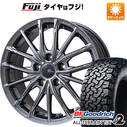 【新品国産5穴114.3車】 夏タイヤ ホイール4本セット 225/65R17 BFグッドリッチ オールテレーンT/A KO2 RBL ブランドルライン DF 10M ハイパーグレー 17インチ :fuji 2182 144619 23750 23750:フジコーポレーション