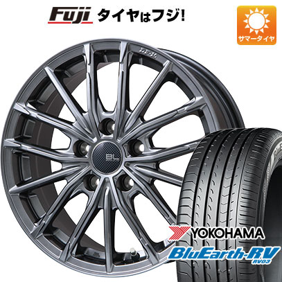 【パンク保証付】【新品国産5穴114.3車】 夏タイヤ ホイール4本セット 205/65R16 ヨコハマ ブルーアース RV 03 ブランドルライン DF 10M 16インチ :fuji 1311 144613 36881 36881:フジコーポレーション