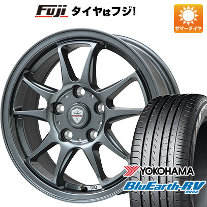 【パンク保証付】【新品国産5穴114.3車】 夏タイヤ ホイール4本セット 215/60R16 ヨコハマ ブルーアース RV-03 ブランドル KF28 16インチ｜fujicorporation