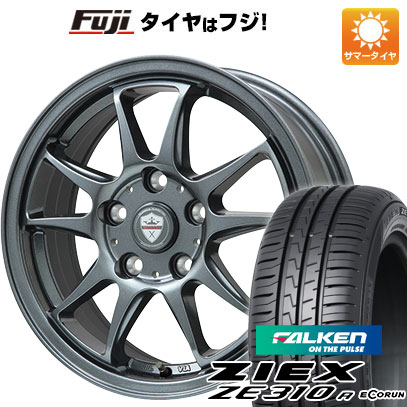 【新品国産5穴114.3車】 夏タイヤ ホイール4本セット 215/45R18 ファルケン ジークス ZE310R エコラン（限定） ブランドル KF28 18インチ｜fujicorporation