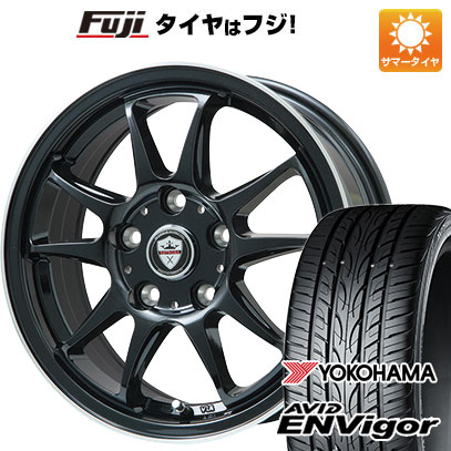 【新品国産5穴114.3車】 夏タイヤ ホイール4本セット 235/45R18 ヨコハマ エイビッド エンビガーS321 ブランドル KF28B 18インチ｜fujicorporation