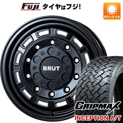 クーポン配布中 【新品国産5穴114.3車】 夏タイヤ ホイール4本セット 215/70R16 グリップマックス インセプション A/T RWL(限定) ブルート BR 70 16インチ :fuji 1581 146051 33661 33661:フジコーポレーション