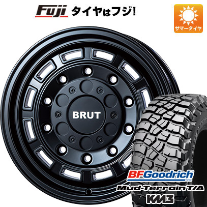 【新品国産5穴114.3車】 夏タイヤ ホイール4本セット 245/70R16 BFグッドリッチ マッドテレーンT/A KM3 ブルート BR 70 16インチ :fuji 15841 146051 28985 28985:フジコーポレーション