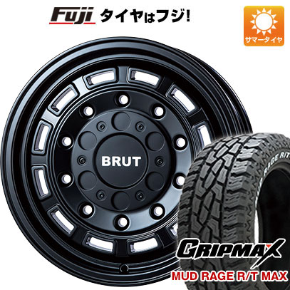 クーポン配布中 【新品国産5穴114.3車】 夏タイヤ ホイール4本セット 215/70R16 グリップマックス マッドレイジR/T MAX RWL(限定) ブルート BR 70 16インチ :fuji 1581 146051 33238 33238:フジコーポレーション