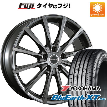 【新品国産5穴114.3車】 夏タイヤ ホイール4本セット 215/60R16 ヨコハマ ブルーアース XT AE61 ブリヂストン バルミナ AR12 16インチ｜fujicorporation