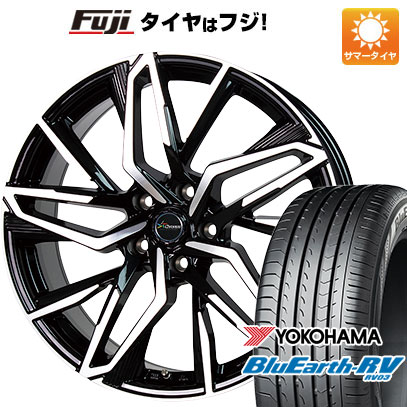 【パンク保証付】【新品国産5穴114.3車】 夏タイヤ ホイール4本セット 215/45R17 ヨコハマ ブルーアース RV 03 ホットスタッフ クロノス CH 112 17インチ :fuji 1781 146569 36873 36873:フジコーポレーション