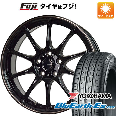 【新品国産5穴114.3車】 夏タイヤ ホイール4本セット 215/60R16 ヨコハマ ブルーアース ES32 ホットスタッフ ジースピード P-07 16インチ｜fujicorporation