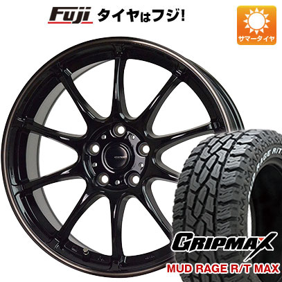 【新品国産5穴100車】 夏タイヤ ホイール4本セット 195/65R15 グリップマックス マッドレイジR/T MAX RWL(限定) HOT STUFF ジースピード P 07 15インチ :fuji 1962 146554 33232 33232:フジコーポレーション