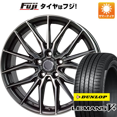 【新品国産5穴114.3車】 夏タイヤ ホイール4本セット 225/50R17 ダンロップ ルマン V+(ファイブプラス) ホットスタッフ プレシャス アストM4 17インチ