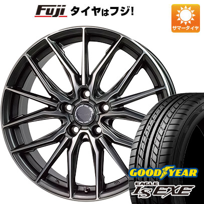 【新品国産5穴114.3車】 夏タイヤ ホイール４本セット 225/45R18 グッドイヤー イーグル エルエス エグゼ(限定) ホットスタッフ プレシャス アストM4 18インチ