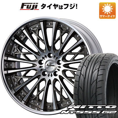 【パンク保証付き】【新品国産5穴114.3車】 夏タイヤ ホイール４本セット 245/45R20 ニットー NT555 G2 ウェッズ クレンツェ シュリット 20インチ｜fujicorporation