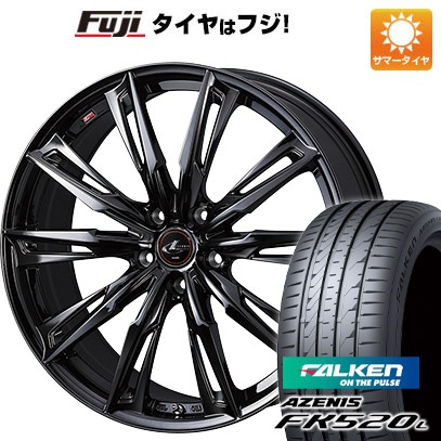 【新品国産5穴114.3車】 夏タイヤ ホイール4本セット 245/35R20 ファルケン アゼニス FK520L ウェッズ レオニス GX 20インチ :fuji 1307 141583 40750 40750:フジコーポレーション