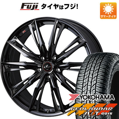 クーポン配布中 【新品国産5穴114.3車】 夏タイヤ ホイール4本セット 235/55R19 ヨコハマ ジオランダー A/T G015 RBL ウェッズ レオニス GX 19インチ :fuji 1121 141579 28522 28522:フジコーポレーション