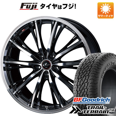 【新品国産5穴100車】 夏タイヤ ホイール4本セット 225/55R18 BFグッドリッチ トレールテレーンT/A ORBL ウェッズ レオニス RT 18インチ :fuji 2288 145659 36808 36808:フジコーポレーション