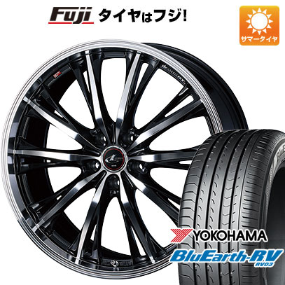 クーポン配布中 【パンク保証付】【新品国産5穴114.3車】 夏タイヤ ホイール4本セット 225/55R18 ヨコハマ ブルーアース RV 03 ウェッズ レオニス RT 18インチ :fuji 1321 145660 36870 36870:フジコーポレーション