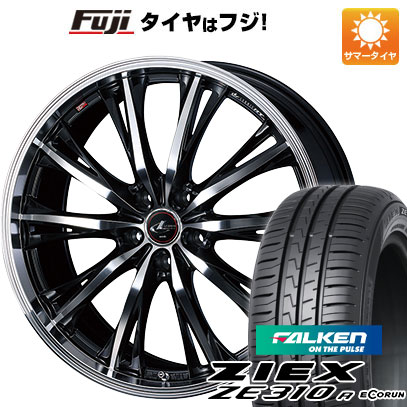 ZIEX 【新品国産車用 5穴114.3車】 夏タイヤ ホイール4本セット 205