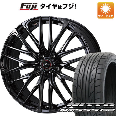 【パンク保証付き】【新品国産5穴114.3車】 夏タイヤ ホイール４本セット 245/45R20 ニットー NT555 G2 ウェッズ レオニス SK 20インチ :fuji 1481 141582 37343 37343:フジコーポレーション