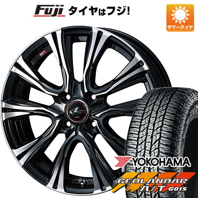 クーポン配布中 【新品 軽自動車】ハスラー 夏タイヤ ホイール4本セット 165/60R15 ヨコハマ ジオランダー A/T G015 RBL ウェッズ レオニス VR 15インチ :fuji 21761 145637 24130 24130:フジコーポレーション