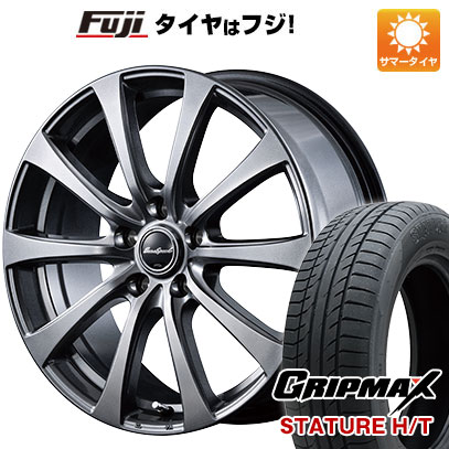 【新品国産5穴114.3車】 夏タイヤ ホイール4本セット 225/65R17 グリップマックス スタチャー H/T BSW（限定） MID ユーロスピード G10(NEW) 17インチ :fuji 2182 144382 38301 38301:フジコーポレーション