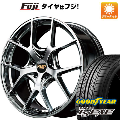 【新品国産5穴114.3車】 夏タイヤ ホイール4本セット 215/55R17 グッドイヤー イーグル エルエス エグゼ(限定) MID RMP 025F 17インチ :fuji 1841 133580 31590 31590:フジコーポレーション