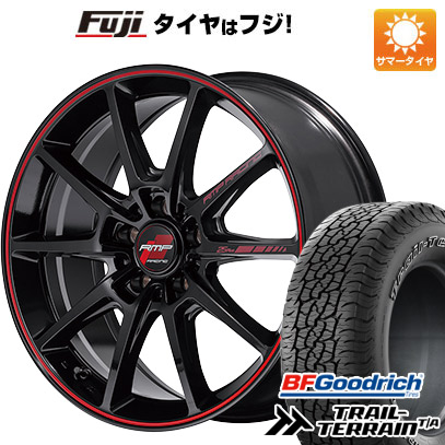 【新品国産5穴114.3車】 夏タイヤ ホイール4本セット 235/55R18 BFグッドリッチ トレールテレーンT/A ORBL MID RMP レーシング R25 PLUS 18インチ :fuji 1303 146243 36809 36809:フジコーポレーション