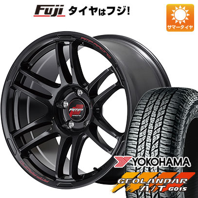 クーポン配布中 【新品国産5穴114.3車】 夏タイヤ ホイール4本セット 215/60R17 ヨコハマ ジオランダー A/T G015 RBL MID RMP レーシング R26 17インチ :fuji 1843 146229 23762 23762:フジコーポレーション