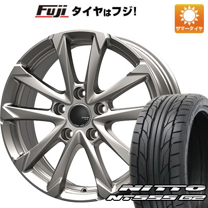 【パンク保証付き】【新品国産5穴114.3車】 夏タイヤ ホイール４本セット 215/45R17 ニットー NT555 G2 モンツァ ZACK JP 325 17インチ :fuji 1781 151499 23611 23611:フジコーポレーション