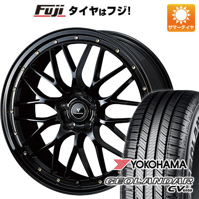 【新品国産車用 5穴114.3車】 夏タイヤ ホイール4本セット 235/55R20 ヨコハマ ジオランダー CV G058 ウェッズ ノヴァリス アセット M1 20インチ