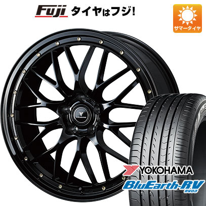 【パンク保証付】【新品国産5穴114.3車】 夏タイヤ ホイール4本セット 215/45R18 ヨコハマ ブルーアース RV 03 ウェッズ ノヴァリス アセット M1 18インチ :fuji 1130 142640 36867 36867:フジコーポレーション