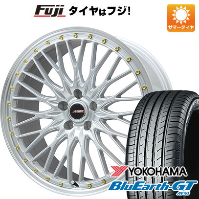 【新品国産5穴114.3車】 夏タイヤ ホイール4本セット 245/35R20 ヨコハマ ブルーアース GT AE51 プレミックス MER PROMESH シルバー/リムポリッシュ 20インチ :fuji 1307 140262 33795 33795:フジコーポレーション